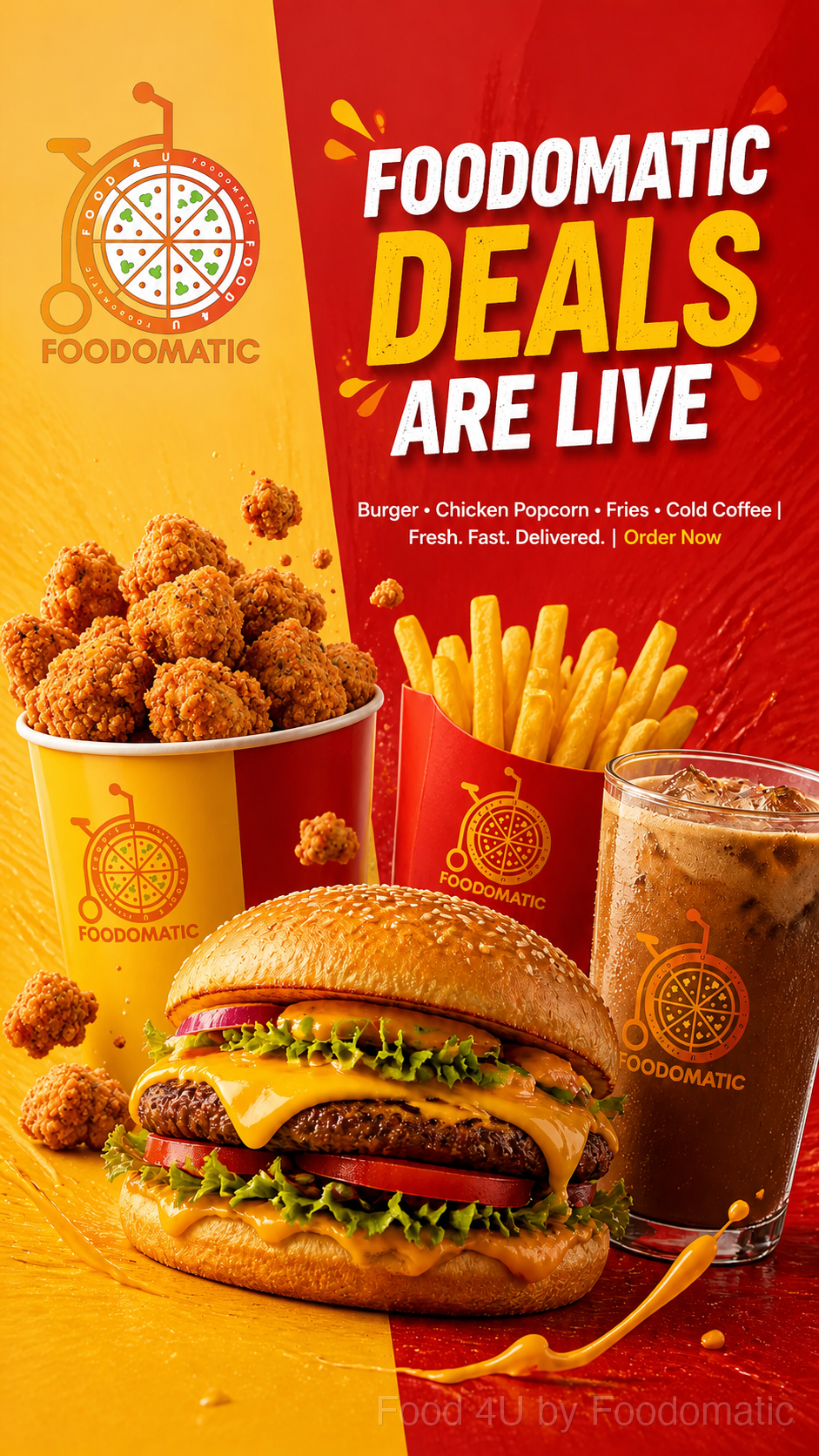 Lunch Starter – Burger + Drink ₹99